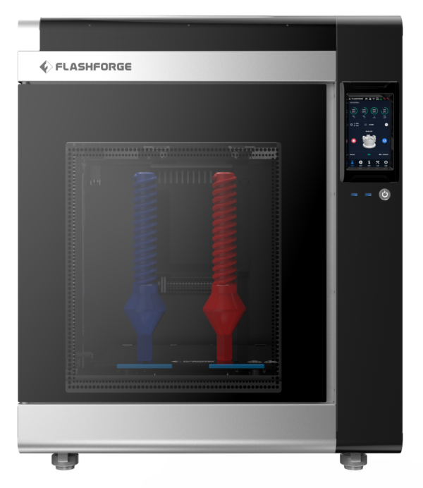 The Flashforge Creator 4A-HT in operation, creating high-resolution architectural models