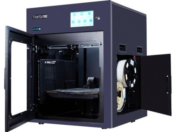 Witness the UP350D's dual extrusion system effortlessly creating intricate, multi-material designs