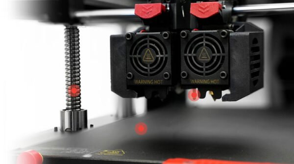 The Raise3D Pro3 Plus 3D Printer in action, crafting intricate designs with precision