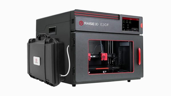 Explore the capabilities of the Raise3D E2CF 3D Printer as it prints customizable industrial components