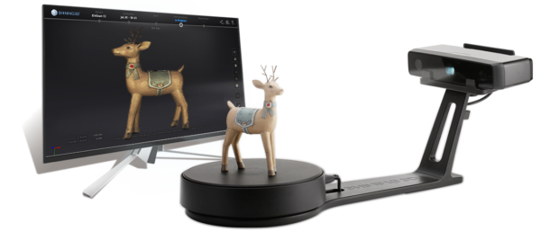 High-precision 3D scanning with the Shining 3D Einscan-SE V2, ideal for detailed object capture and seamless digital modeling